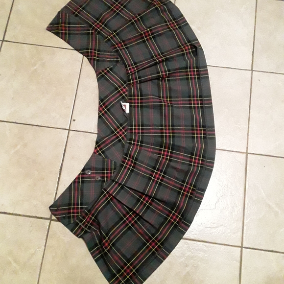 Loft Unisex Size 28" Waist Vintage Unique Scottish Plaid Kilt - Picture 11 of 13